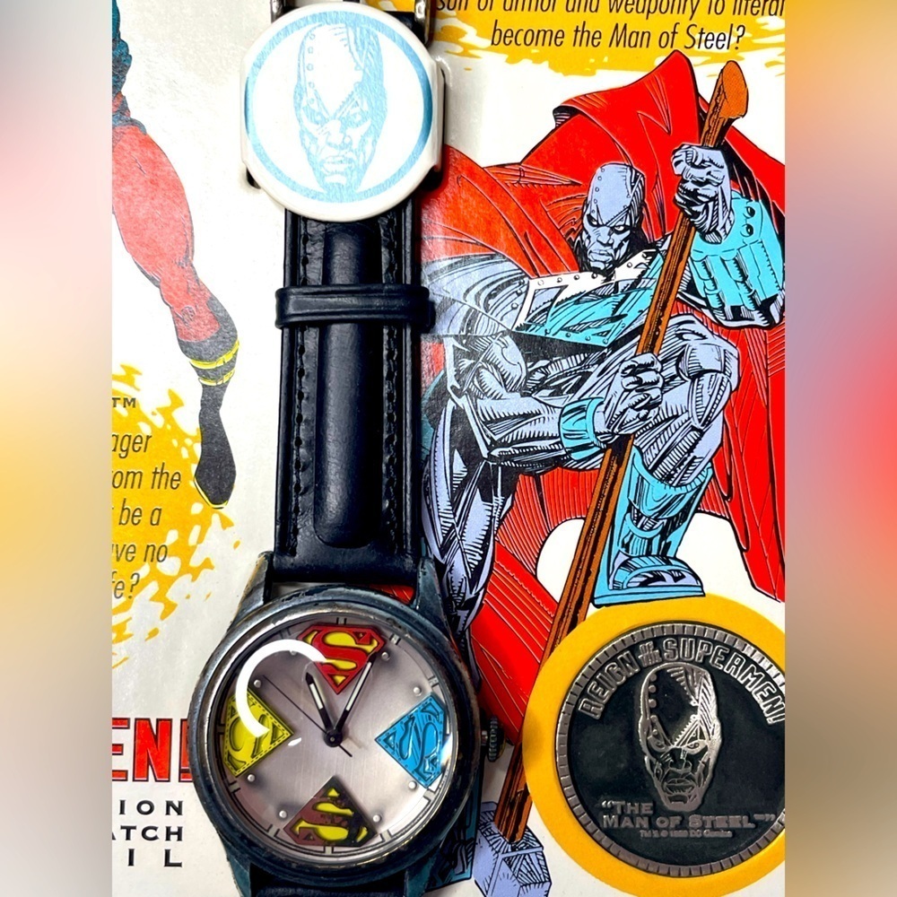 FOSSIL COMMEMORATIVE WATCH “REIGN OF THE SUPERMEN… - image 9